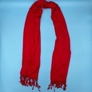Viscose Rose Red Scarf